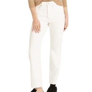 J. Crew Jeans Slim Boyfriend White 27